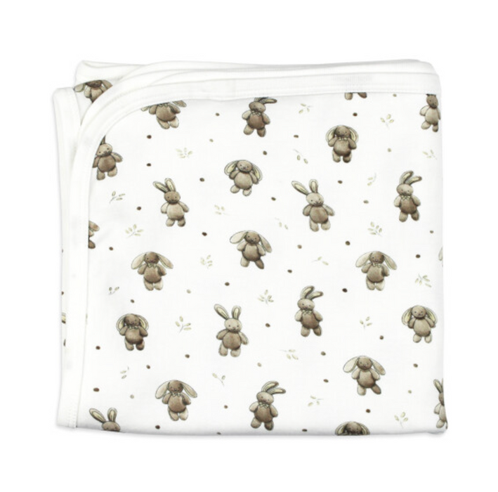 L'ovedbaby Organic Blanket - Brixy Bunny Shadow