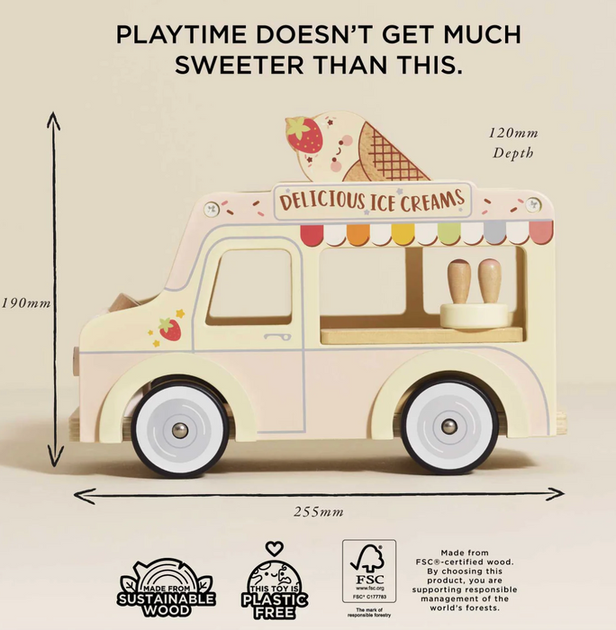 Le Toy Van Wooden Ice Cream Van