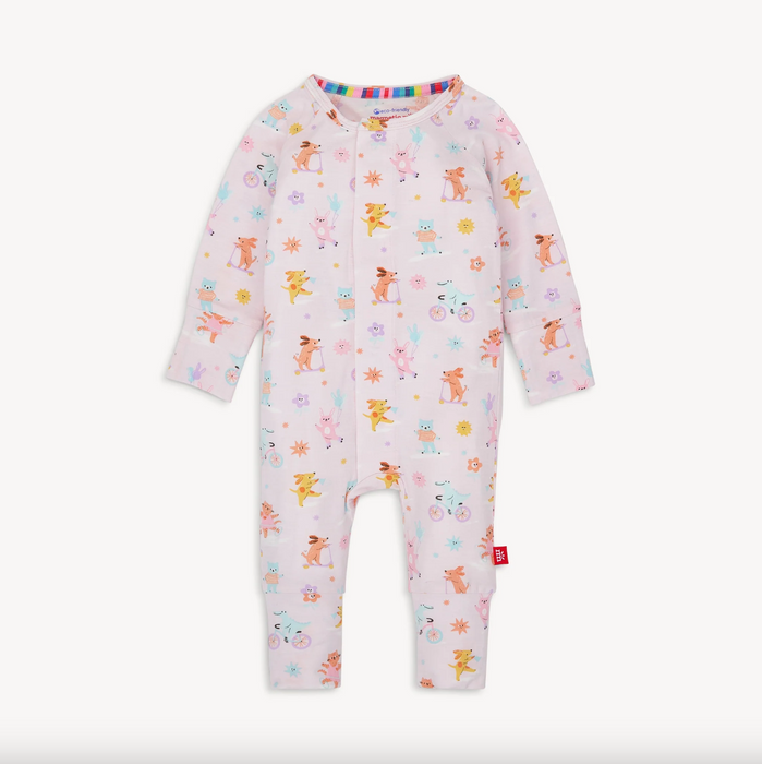 Magnetic Me Modal Convertible Grow with Me Coverall: Playground Pals