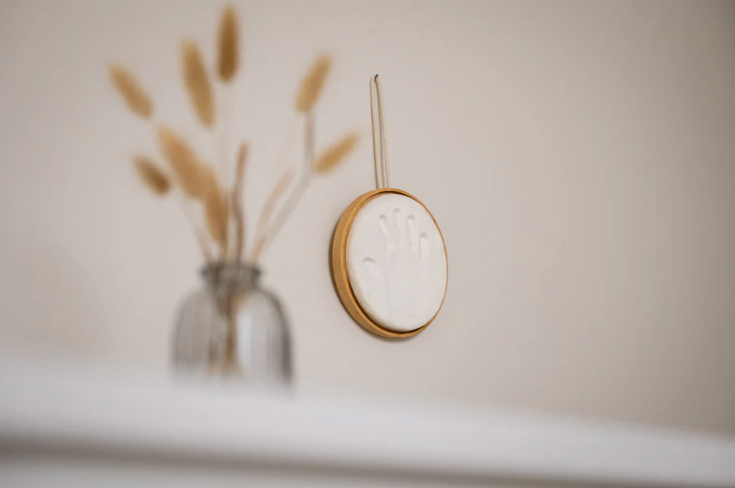 Petit Artichaut Wooden Medallion Keepsake