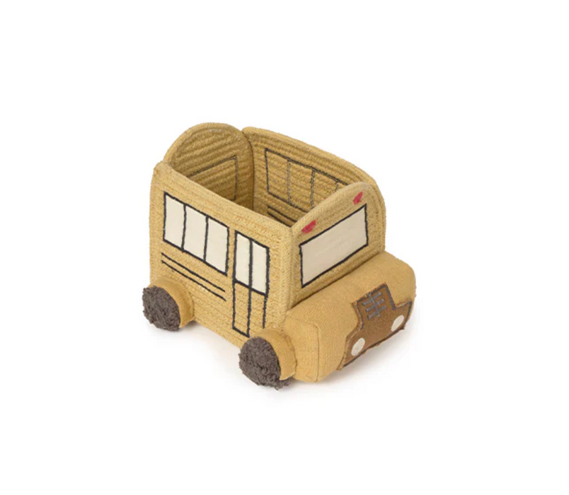 Lorena Canals Basket Mini School Bus
