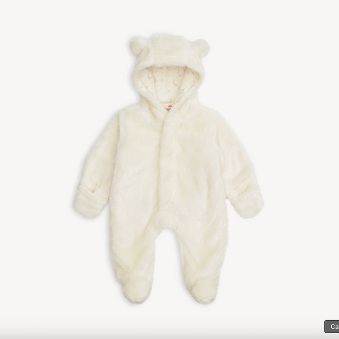 Magnetic Me Minky Bear Footie - Cloud