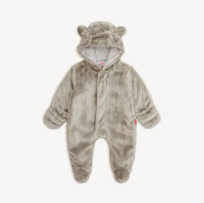 Magnetic Me Minky Bear Footie - Storm