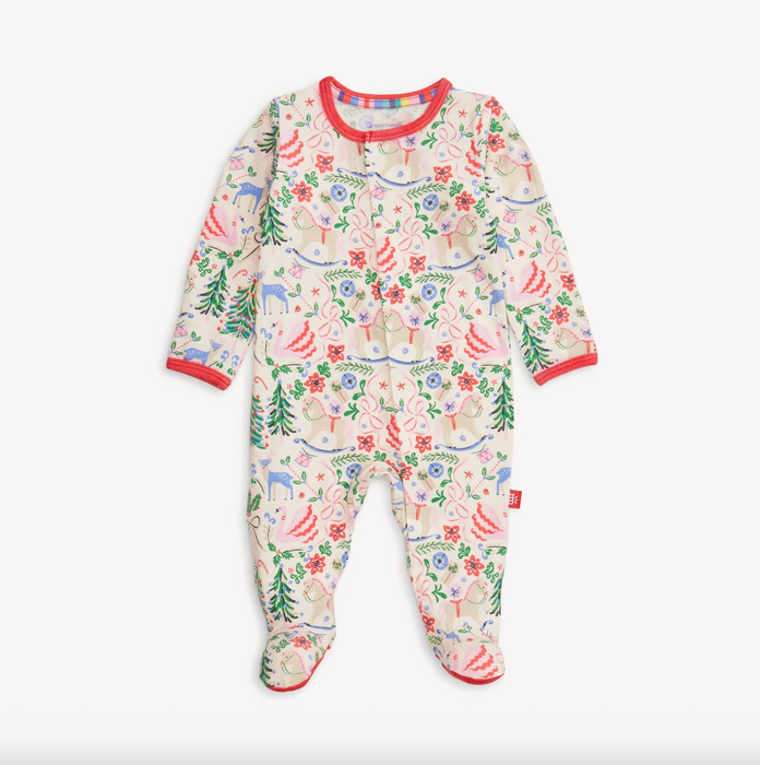 Magnetic Me Modal Footie: Sugar Plum Dreams