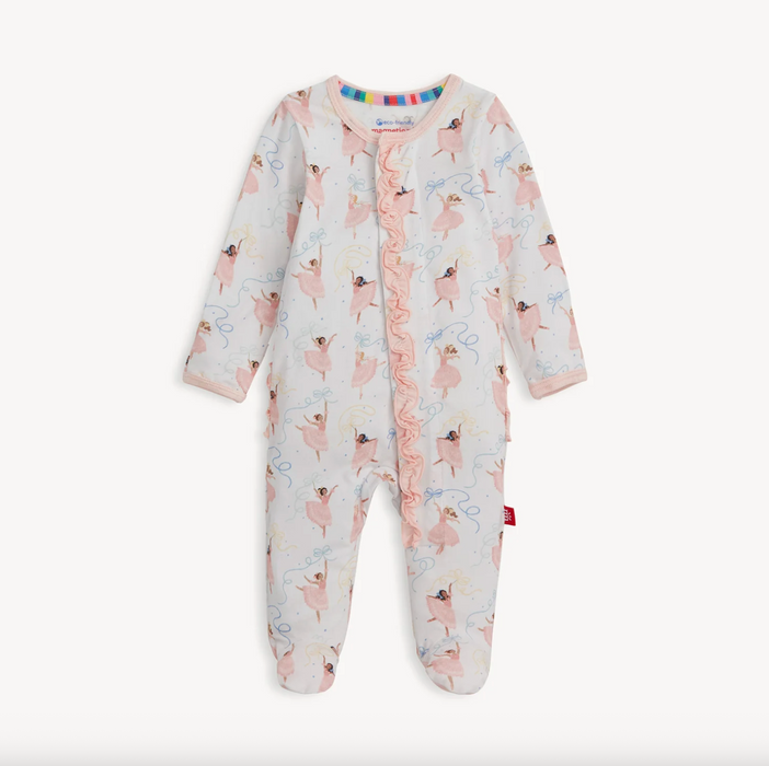 Magnetic Me Modal Footie with Ruffles: Pretty Plies