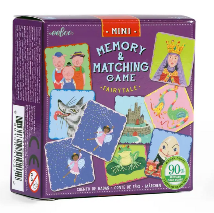 eeBoo Miniature Memory and Matching Games