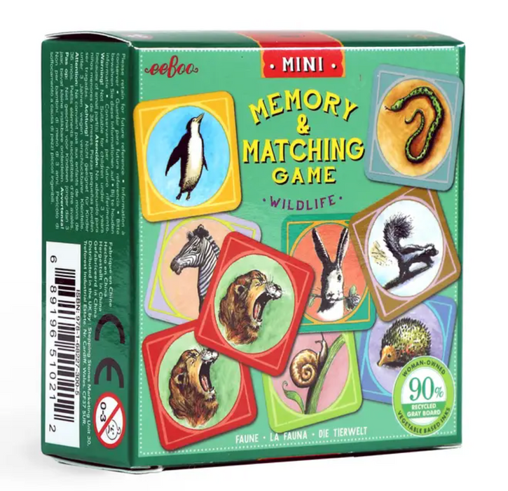 eeBoo Miniature Memory and Matching Games