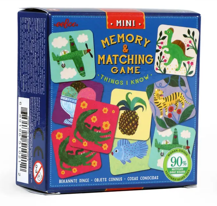 eeBoo Miniature Memory and Matching Games