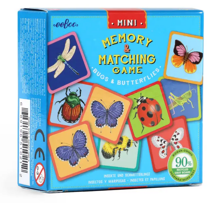 eeBoo Miniature Memory and Matching Games