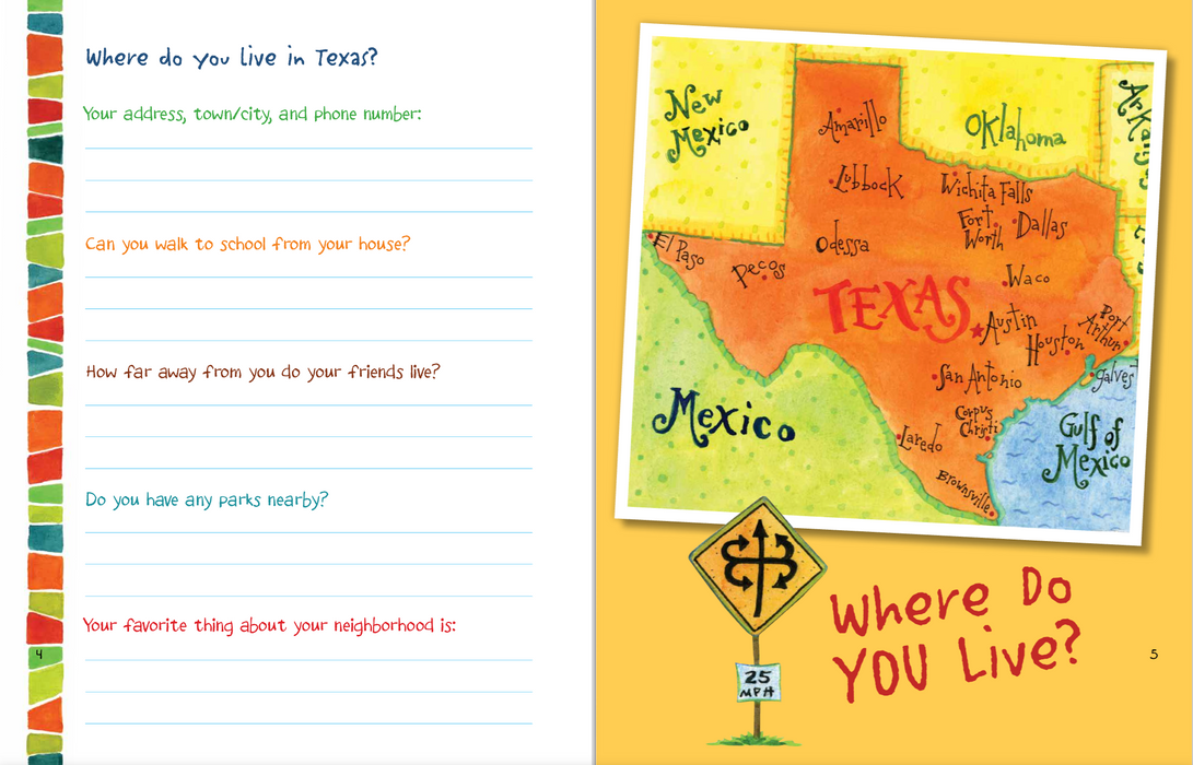 Diary of a Texas Kid Travel Journal