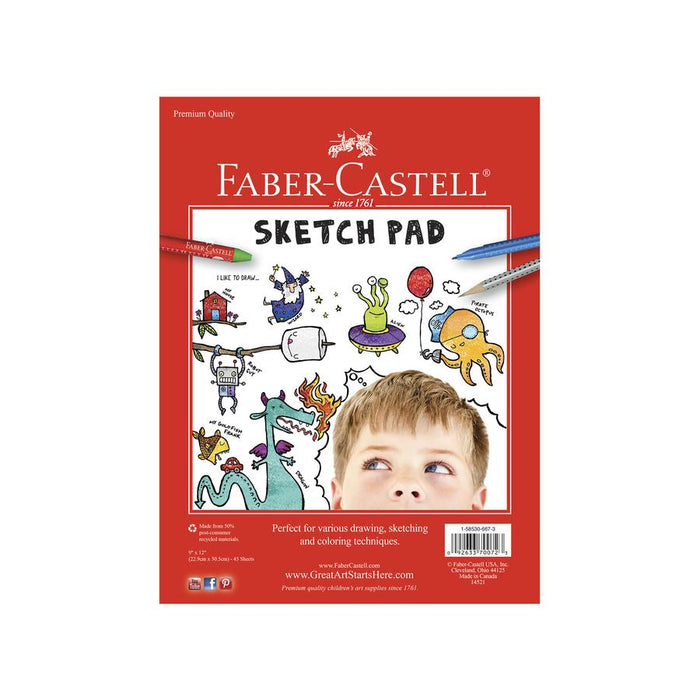 Faber-Castell Sketch Pad 9"x12"