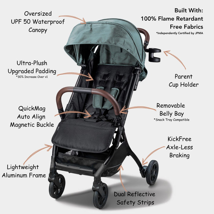 Strolee Linq - Compact Single Stroller Bundle