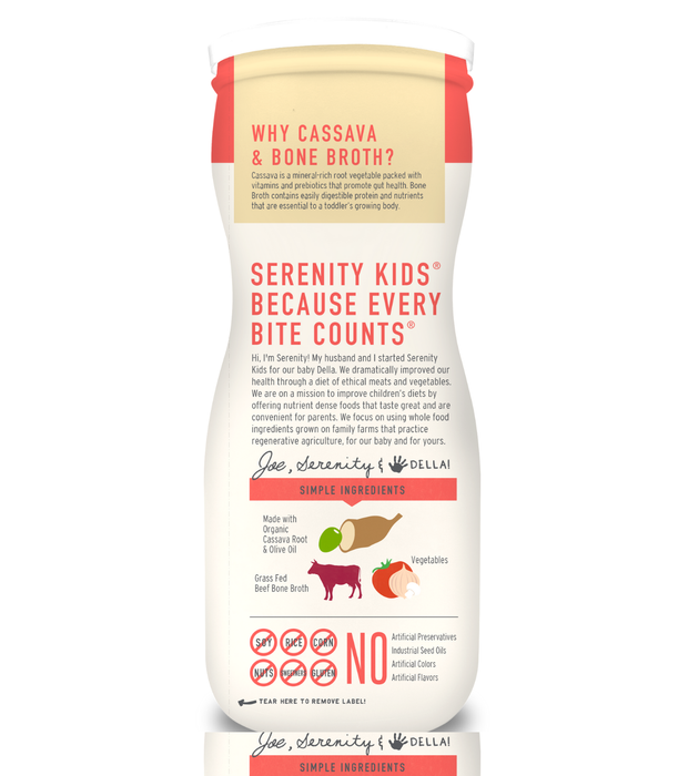 Serenity Kids Grain Free Puffs (Tomato & Herbs with Bone Broth)