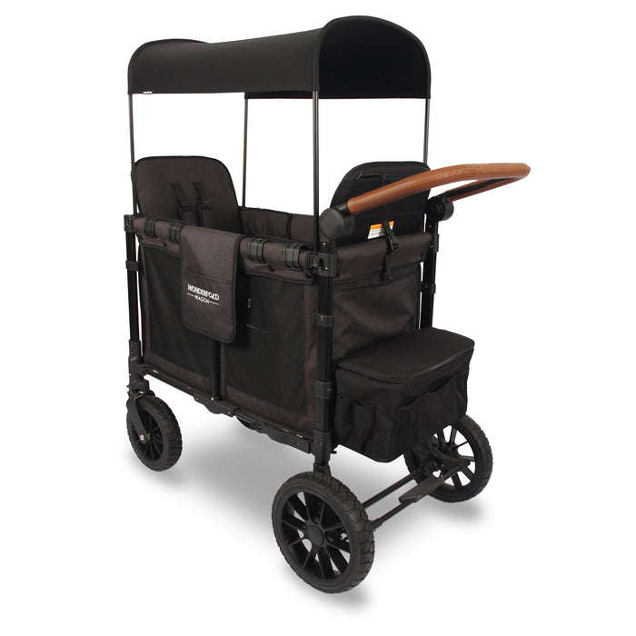 wonderfold wagon premium double stroller wagon in black camo WonderFold W2 Luxe Double Stroller Wagon — Enlightened Baby