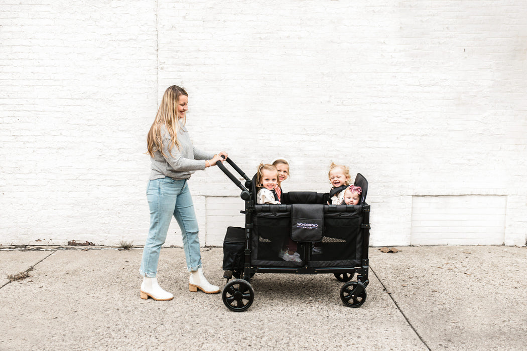 w4 elite quad stroller wagon WonderFold W4 Elite Quad Stroller Wagon — Enlightened Baby