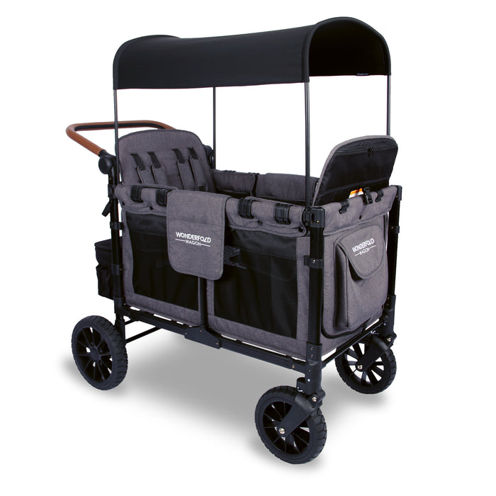 WonderFold W4 Luxe Quad Stroller Wagon