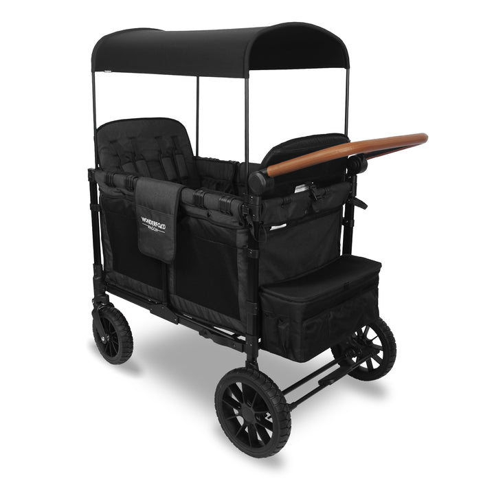 WonderFold W4 Luxe Quad Stroller Wagon