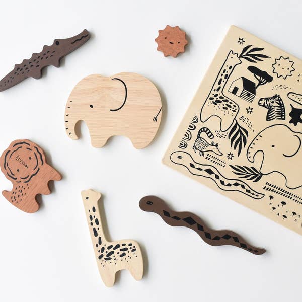 Wee Gallery Wooden Tray Puzzle