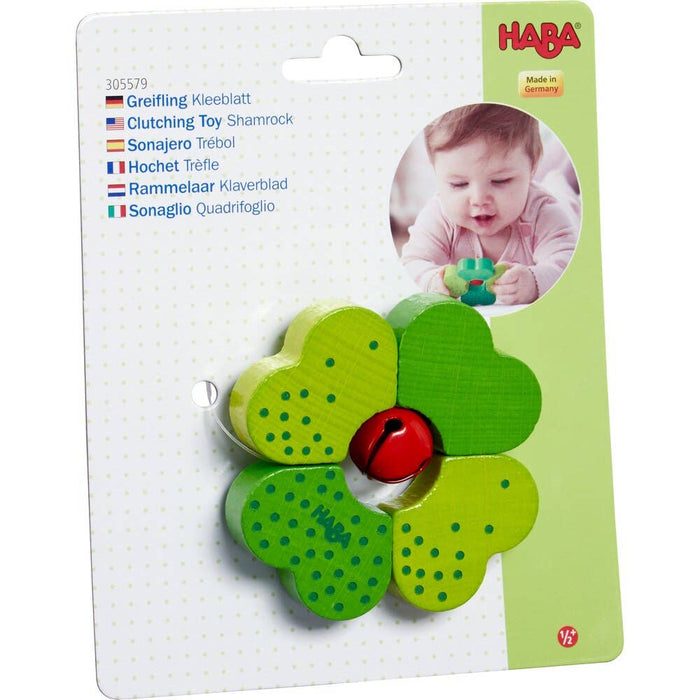 HABA Wooden Clutching Toy Shamrock