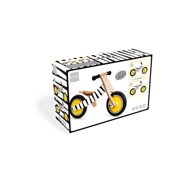 Scratch Europe Zebra Balance Bike