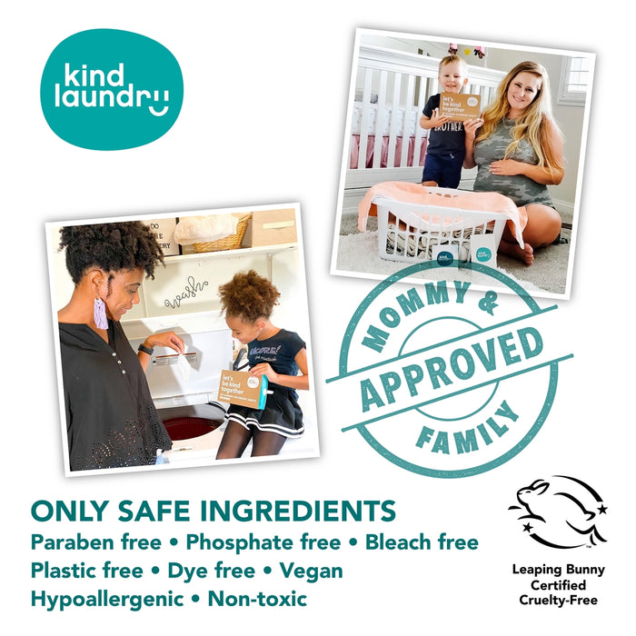 Kind Laundry Zero Waste Laundry Detergent Sheets (Fragrance-Free)