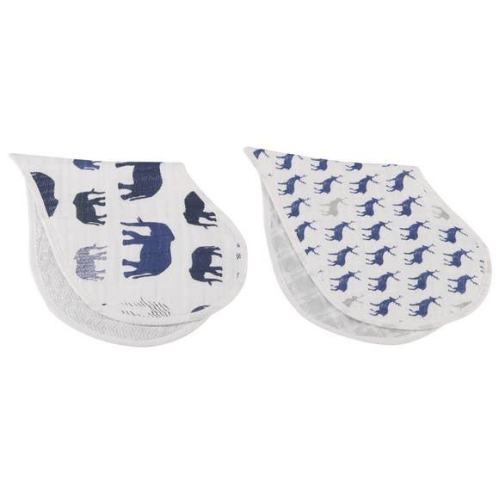 Newcastle Classics Heart Bibs / Burp Cloth 2pk