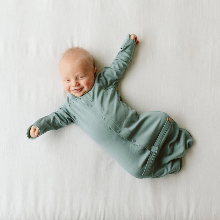 24 Hour Convertible Sleeper Baby Gown - Poolside