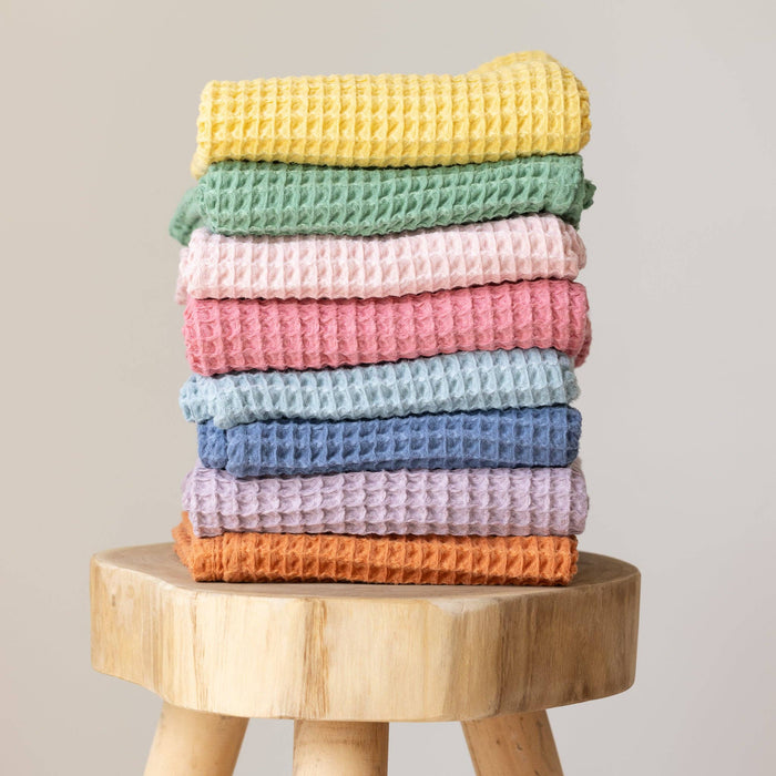 Bella Tunno | Waffle Baby Blanket Rain