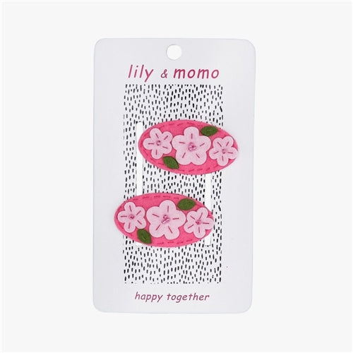 Lily and Momo Hair Clip 2pk