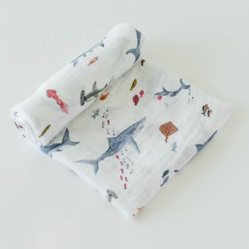 Little Unicorn Cotton Muslin Swaddle Blanket