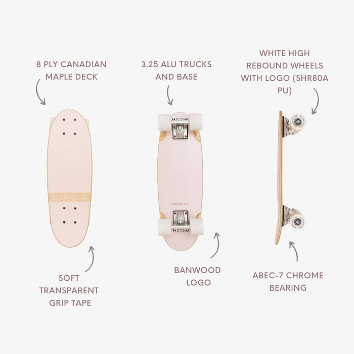 BANWOOD SKATEBOARD - PINK