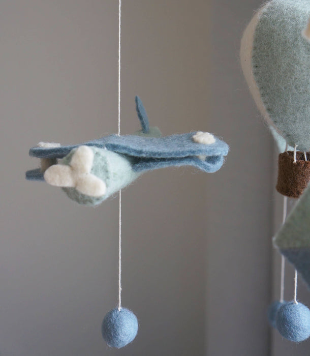 Gamcha Mobile - Airballoon/Plane/Kite, Blue