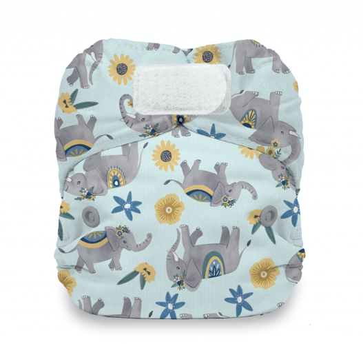 Thirsties Newborn Natural All In One Hook and Loop Cloth Diaper - NB NAIO H/L