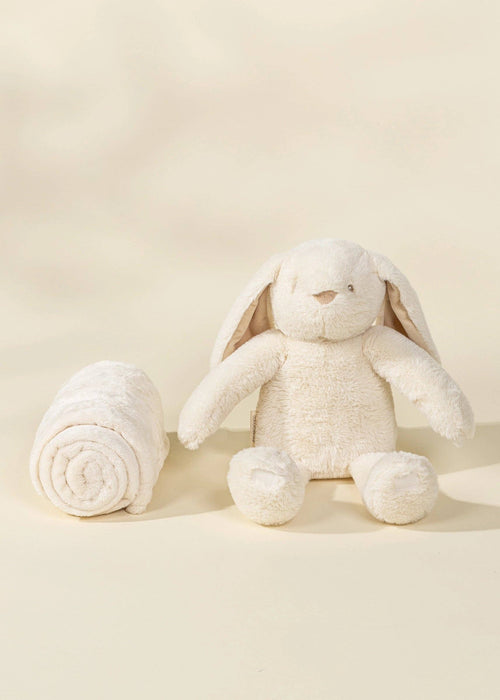 Coco Village Rabbit Plush Toy Snuggling Blanket