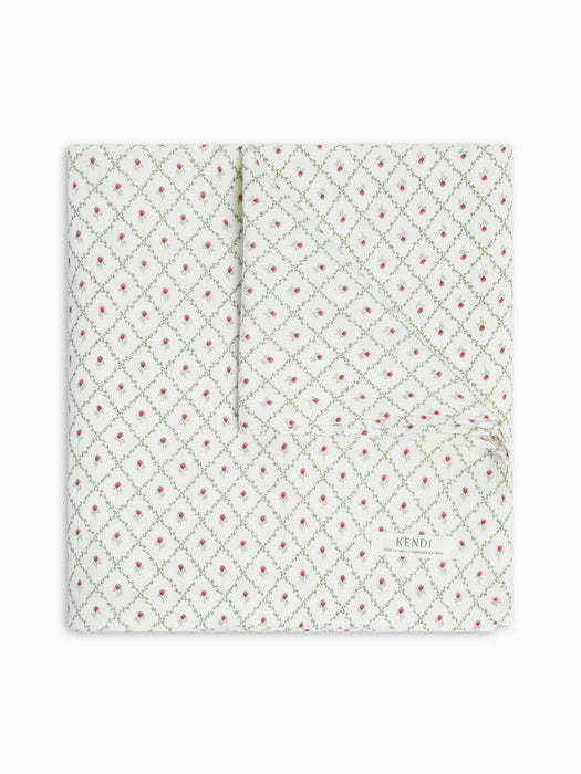 Muslin Swaddle Blanket - Hedge Floral
