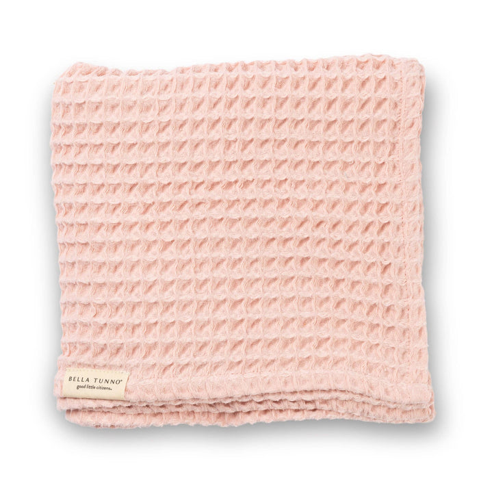 Bella Tunno | Waffle Baby Blanket Blush