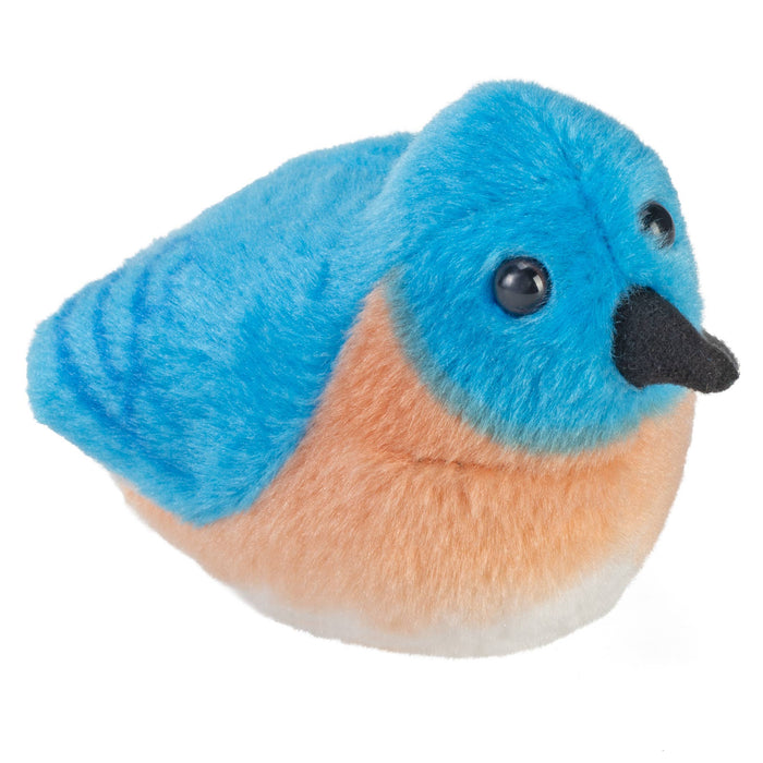 Audubon II Eastern Bluebird Stuffed Animal W Sound 5.5"