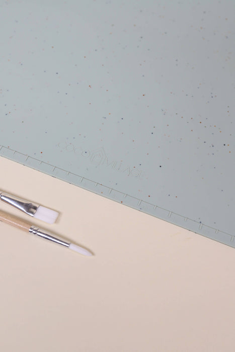 Coco Village Art & Painting Silicone Placemat - Seafoam