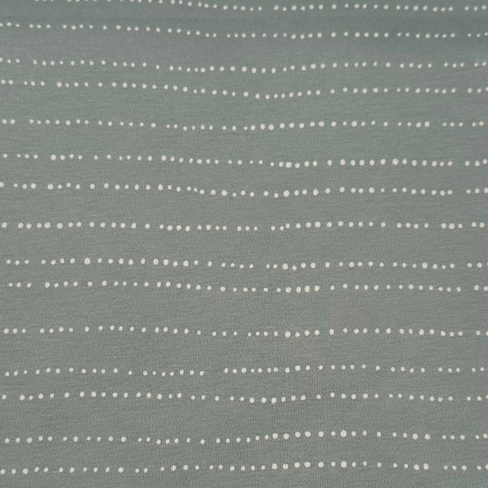 Colored Organics Baby Mason Short Sleeve Romper - Pebble / Jade