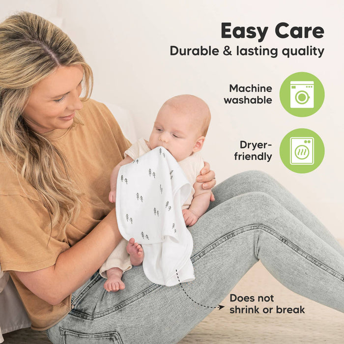 KeaBabies 5-Pack Softe Burp Cloths