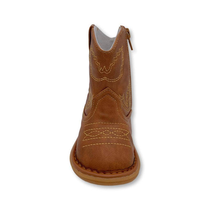 Wee Squeak Shoes Western Boot Brown
