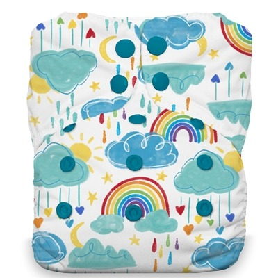 Thirsties Snap Stay Dry Natural One Size All In One Cloth Diaper