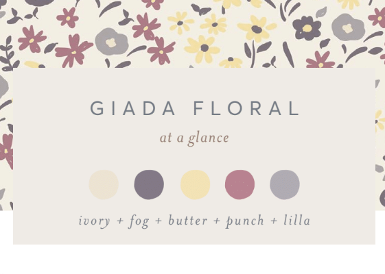 Colored Organics Baby Burp Cloth (2-pack) - Giada + Carla Floral