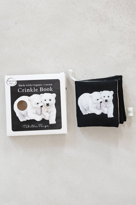 Baby’s Black & White Crinkle Book Made With Organic Cotton
