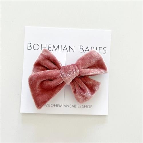 Bohemian Babies Velvet Bow