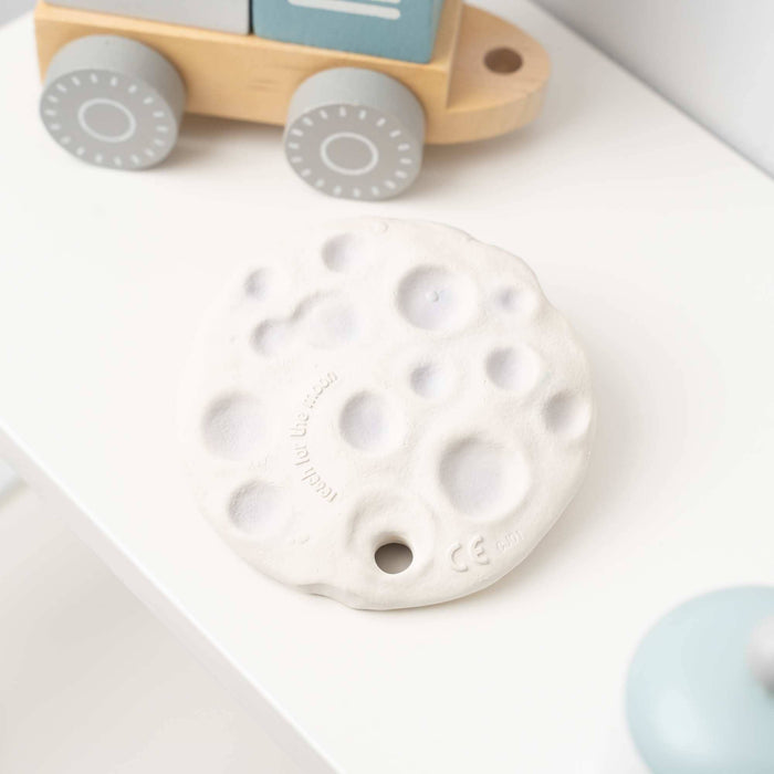 Moon Biscuit® Baby Teething Ring Space Themed Bathtime Toy