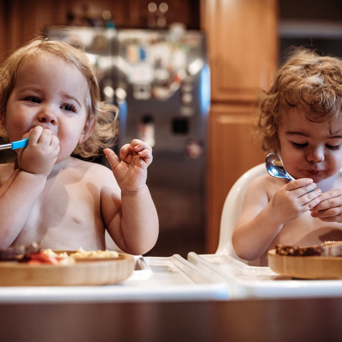 Avanchy Stainless Steel Infant Spoons 2 Pack. (Younger Babies)