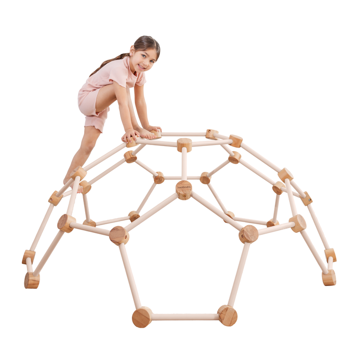 Wooden Toddler Play Gym, Montessori Climber by Comfy Cubs