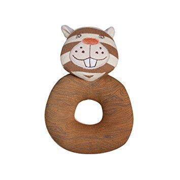 Organic Farm Buddies Teething Rattle