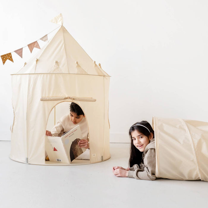 3 Sprouts Kids Play Tunnel with Eco-Friendly Recycled Fabric